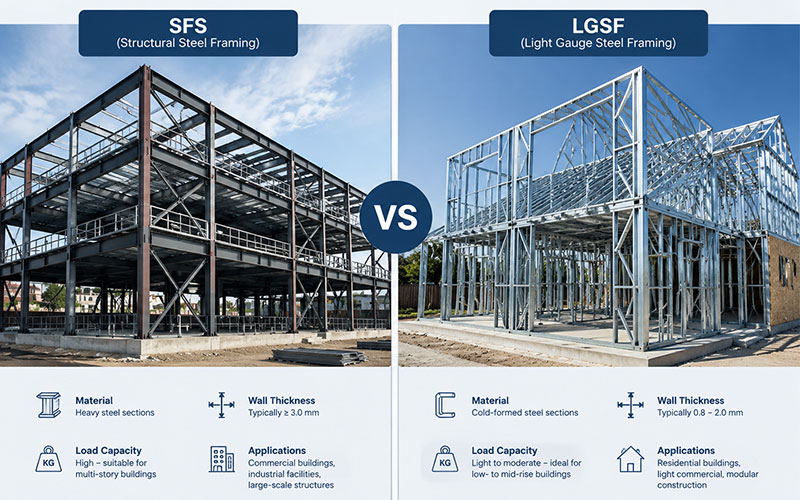 What is the difference between SFS and LGSF